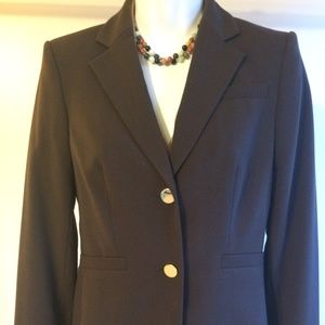 Calvin Klein Pc suit. Dark Brown Jacket and Pants.